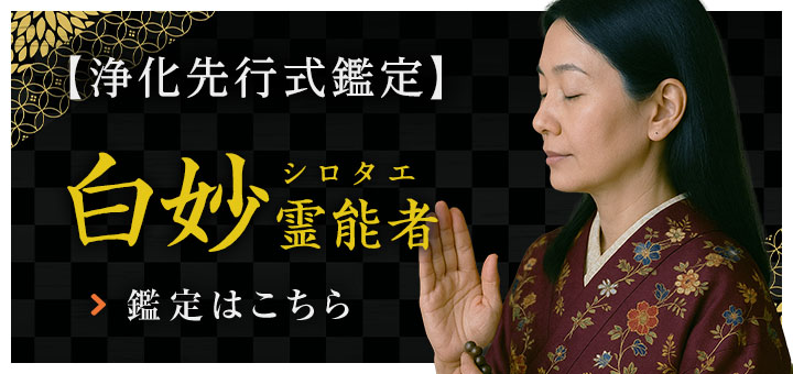 新人：白妙 (シロタエ) 霊能者